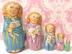 画像2: マトリョーシカ　エンジェルナイト　サファイア