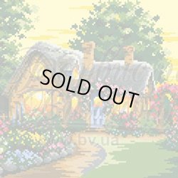 画像1: ビーズ刺繍　おとぎの家　全面刺し