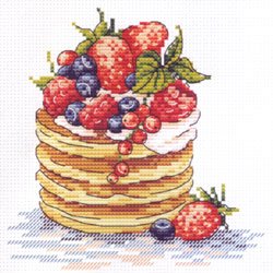 画像1: クロスステッチ キット パンケーキ (MP studia MPスタジオ M-088) 