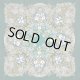 Pavlovo Posad Shawl 89×89 シルクフリンジ White Night's Lacy Dreams ダークグリーン 1844-9