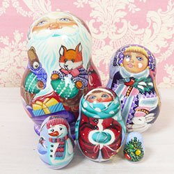 画像1: マトリョーシカ　クリスマスプレゼント