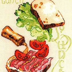 画像1: クロスステッチキット ランチ (RIOLIS・リオリス・1685)