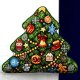 クロスステッチキット ヨールカ・クリスマスツリーのクッション (PANNA パンナ PD-7083) 