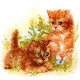 クロスステッチキット 子猫の楽しみ (RIOLIS・リオリス・1391)