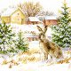 クロスステッチキット 冬の日-野ウサギ  (Alisa АЛИСА アリサ 1-31)