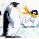 クロスステッチキット ペンギンちゃん達 (RIOLIS・リオリス・1975)