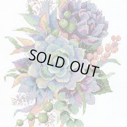 画像1: クロスステッチキット 多肉植物 (PANNA C-7145) 