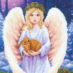 画像1: クロスステッチキット My Sweet Angel (RIOLIS・リオリス・2149)