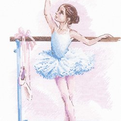 画像1: クロスステッチキット バレエ (RIOLIS・リオリス・2129)