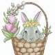 クロスステッチキット 春のウサギ (Sdelay Svoimi Rukami S-37)