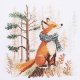 クロスステッチキット 森の物語 きつね (Alisa АЛИСА アリサ 0-243)