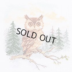 画像1: クロスステッチキット 森の物語 ふくろう (Alisa АЛИСА アリサ 0-242)