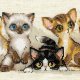 クロスステッチキット Kittens 子猫 (RIOLIS・リオリス・2180)