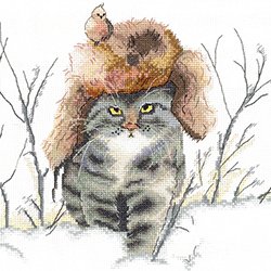 画像1: クロスステッチキット LORD'S HUNT (Sdelay Svoimi Rukami L-29 猫)