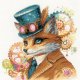 クロスステッチキット Steampunk Fox (RIOLIS・リオリス・2209)