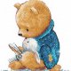 クロスステッチキット BEDTIME STORY クマとうさぎ (Sdelay Svoimi Rukami B-67)